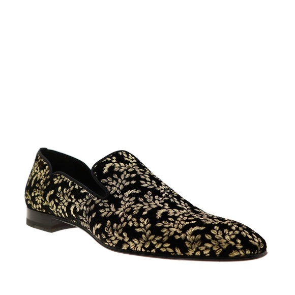 Christian Louboutin Dandy Chick Black Velour Size 12 US New - Picture 3 of 7